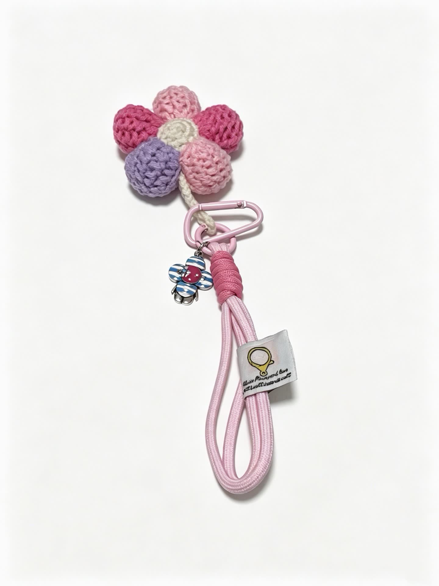 Louis Vuitton Handmade Crochet Flower Keychain